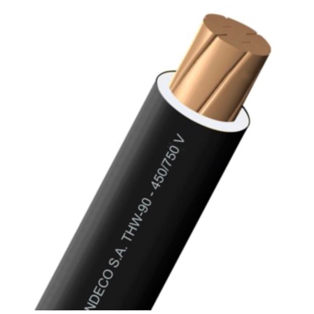 CONDUCTOR ELECTRICO CABLEADO 750V PVC 4MM2 NEGRO THW-90