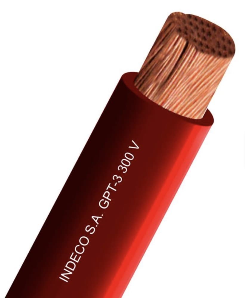 CONDUCTOR ELECTRICO 300V 10AWG ROJO AUTOMOTRIZ GPT-3