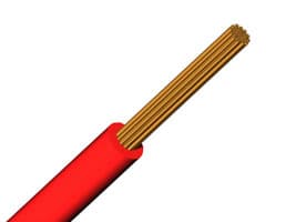 CONDUCTOR ELECTRICO 300V 16AWG ROJO AUTOMOTRIZ GPT-3