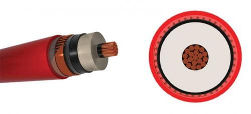 CONDUCTOR ELECTRICO MEDIA TENSION 8.7/15KV 1X35MM2 ROJO N2XSY