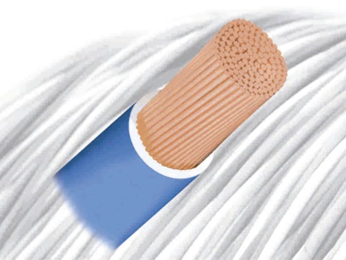 CONDUCTOR ELECTRICO 750V LIBRE HALOGENO 2.5MM2 AZUL AFIRENAS L H07Z1-K