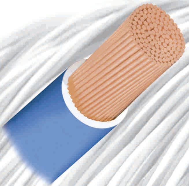 CONDUCTOR ELECTRICO 750V LIBRE HALOGENO 4MM2 AZUL AFIRENAS L H07Z1-K