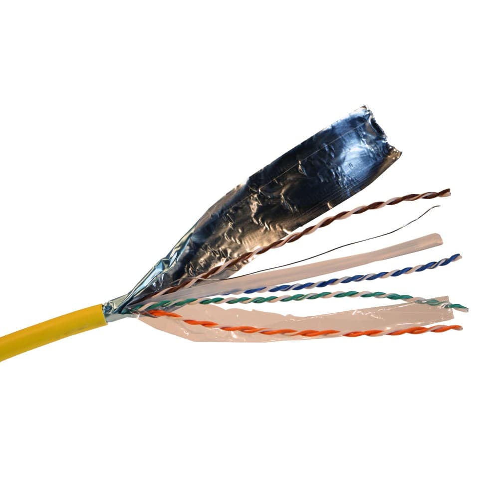 CABLE F/UTP CAT6A LSFRZH 4PARES 23AWG AMARILLO LCS3 032869