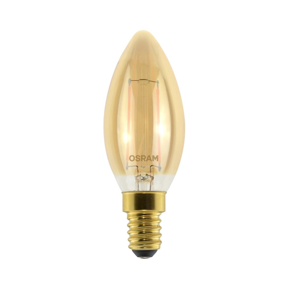 LAMPARA LED BULB VELA CLAB 2W 2500K 220V E14 VINTAGE 1906