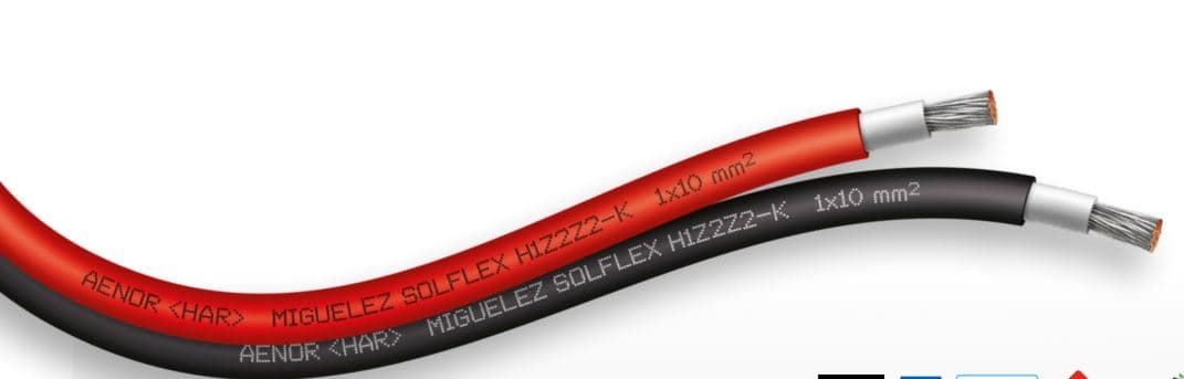 CONDUCTOR ELECTRICO 1.8KV LIBRE HALOGENO 4MM2 NEGRO SOLFLEX H1Z2Z2-K