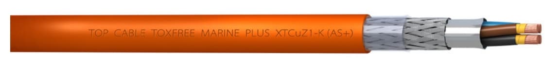CONDUCTOR ELECTRICO 1KV LIBRE HALOGENO C/PANTALLA 2X1.5MM2 NARANJA XTCUZ1-K (AS+)
