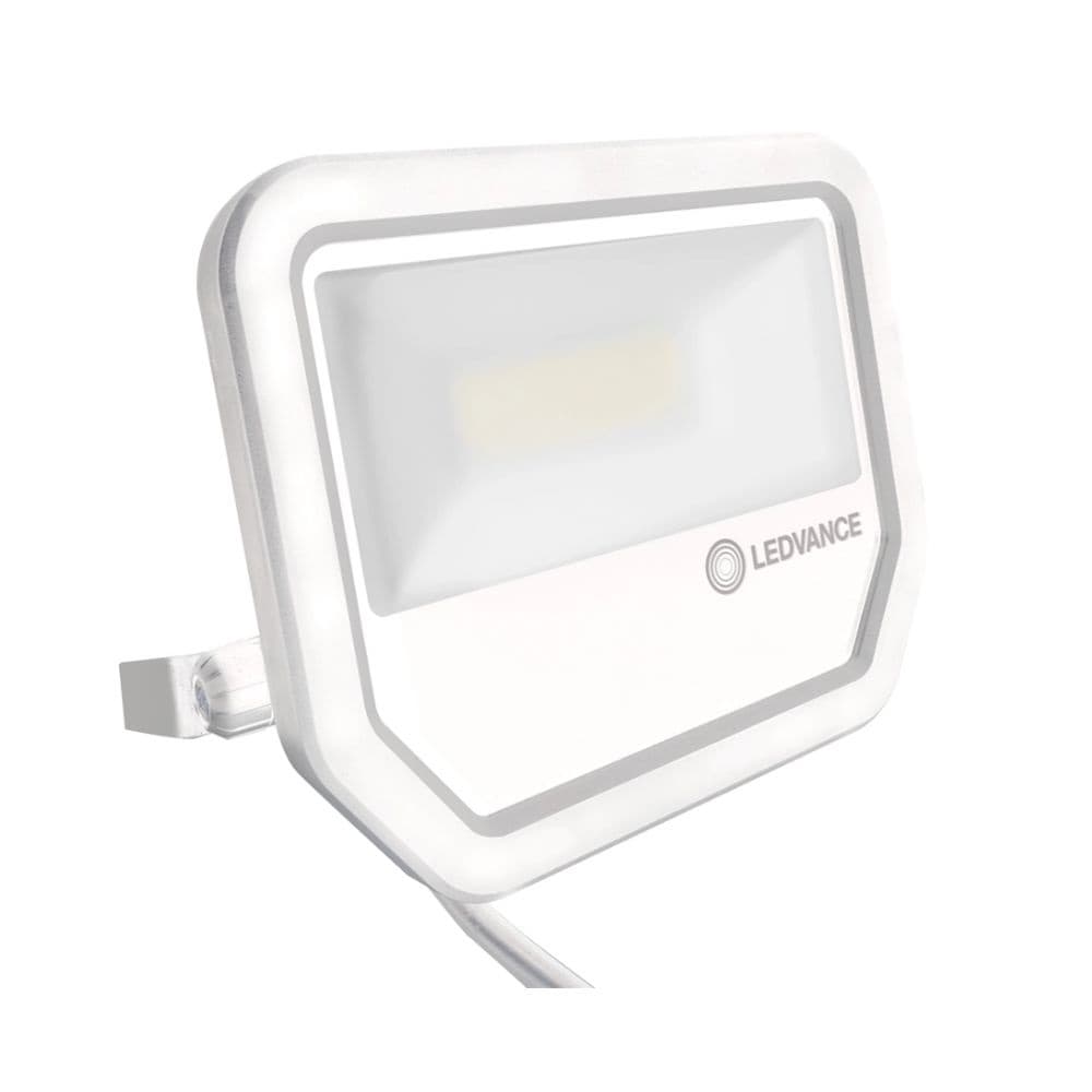 LUMINARIA LED REFLECTOR 10W 100-277V 3000K IP65 BLANCO FLOODLIGHT PFM