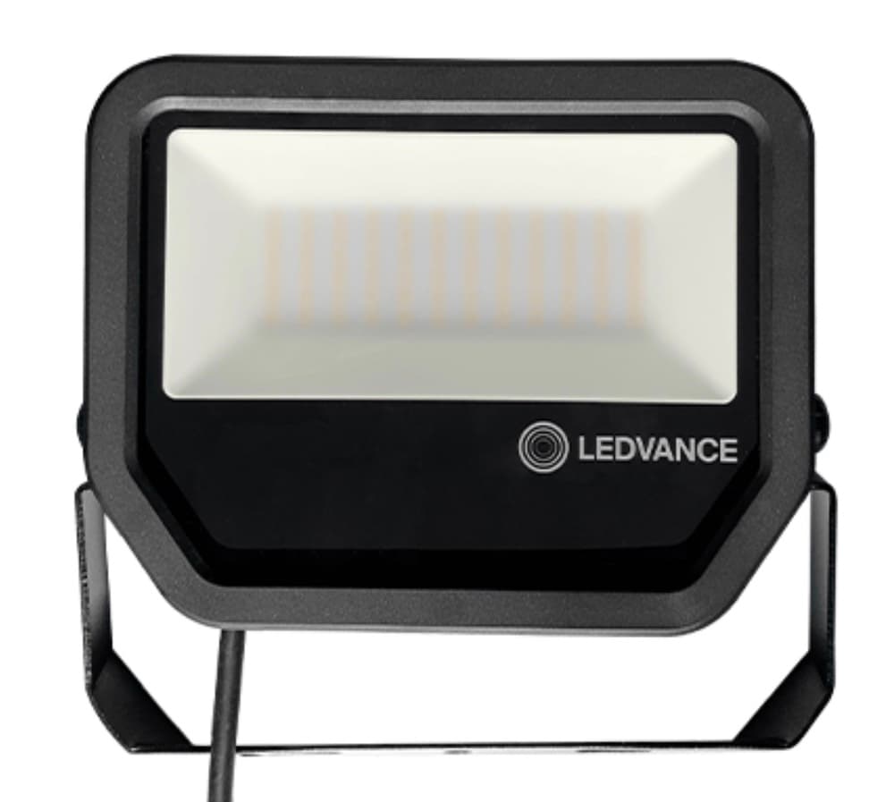LUMINARIA LED REFLECTOR 30W 100-277V 3000K IP65 NEGRO FLOODLIGHT PFM