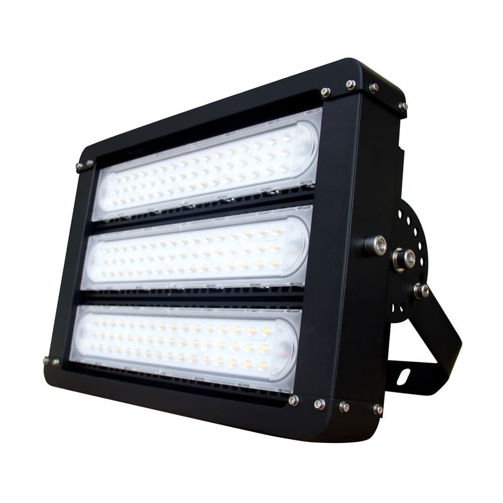 LUMINARIA LED REFLECTOR 300W 100-277V 5700K IP65 NEGRO FLOODLIGHT HP