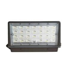 LUMINARIA LED REFLECTOR 28W 120-277V 6500K IP65 GRIS WALL PACK