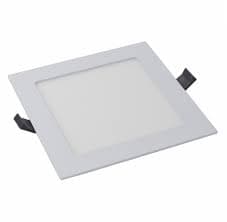 LUMINARIA LED DOWNLIGHT CUADR 24W 100-240V 3000K IP20 EMPOT INSERT