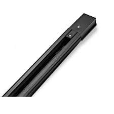RIEL 3 VIAS 1M ALUMINIO P/LUMINARIA NEGRO TRACKLIGH