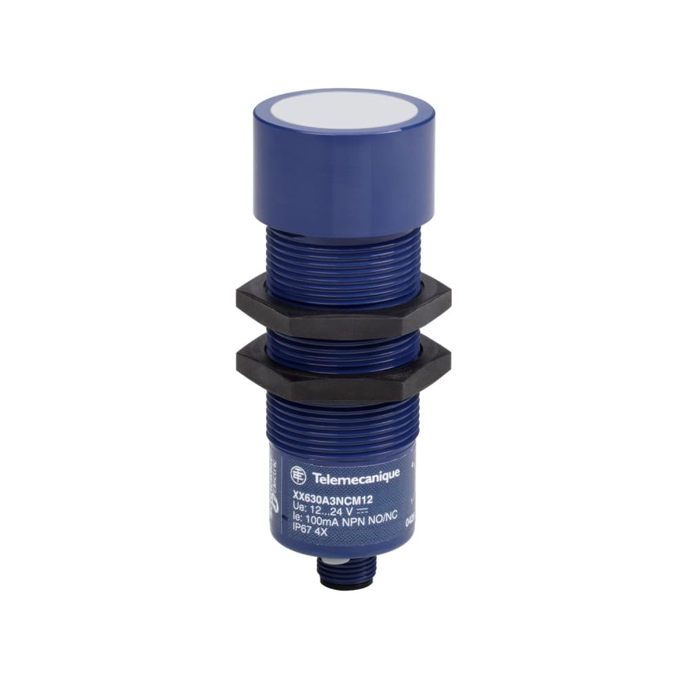 SENSOR ULTRASONICO PLAST 4H 1NA+1NC PNP 12-24VDC SN 1MT XX630A1PCM12