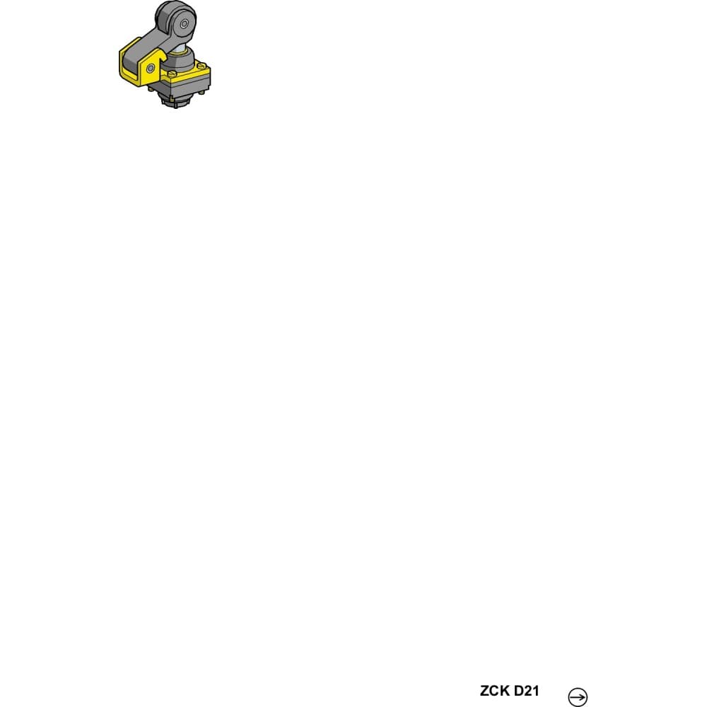 CABEZA PULSADOR C/ROLD PLAST P/INT FIN CARRERA XCKL/XCKM OSISENSE ZCKD21