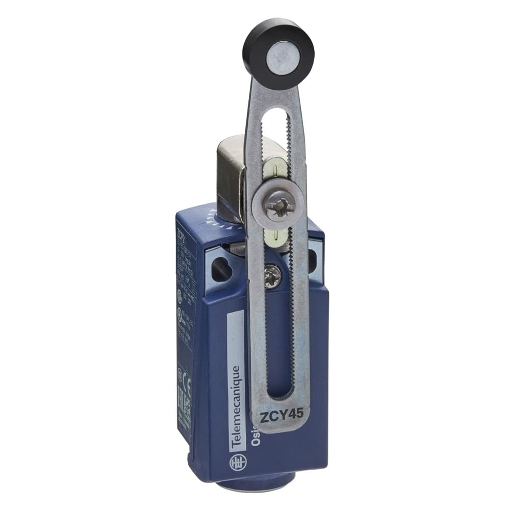 LIMIT SWITCH PALANCA DE RODILLO AJUSTABLE PLASTICO OSISENSE PG11 1NA + 1NC XCKP2145G11