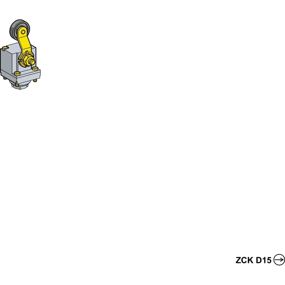 CABEZA PALANCA C/ROLD PLAST P/INT FIN CARRERA XCKL/XCKM OSISENSE ZCKD15