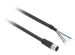 CONECTOR SENSOR HEMBRA ROSCADO M8 CABLE 2MTS XZCP0941L2