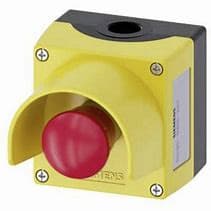 CAJA BOTONERA METAL PARADA EMERG HONGO 40MM 1NA+2NC C/ANILLO PROTEC. SIRUS 3SU18510ND002AC2