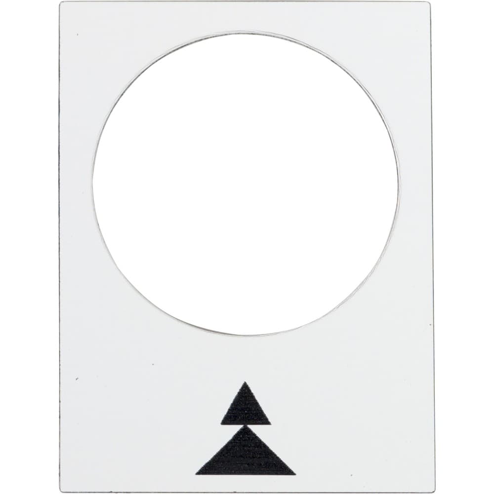 PLACA LEYENDA 30X40MM DERECHA- LENTO-RAPIDO ZB2BY4909