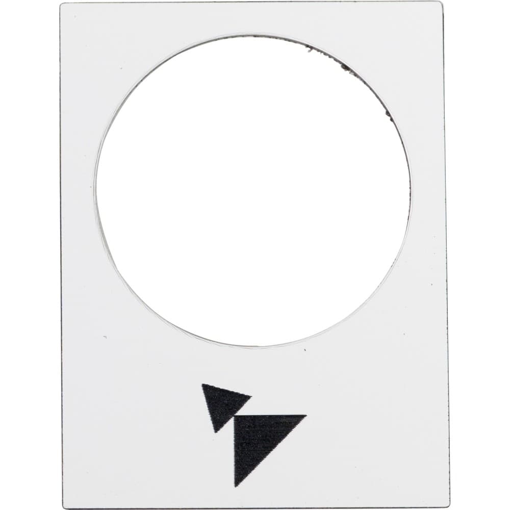 PLACA LEYENDA 30X40MM BLANCO AVANCE-LENTO-RAPIDO ZB2BY4915