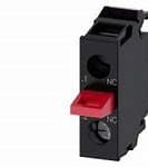 MODULO CONTACTO FIJACION EN LA BASE P/PULSADOR 1NC 3SU14002AA101CA0
