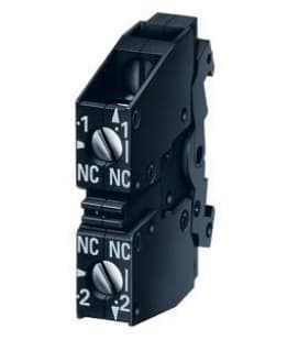 BLOCK CONTACTO FRONTAL 230VDC 1NA+1NC SIGNUM 3SB34000A