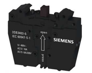 BLOCK CONTACTO FRONTAL 230VDC 2NC SIGNUM 3SB34030E