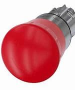 PULSADOR PARADA EMERG HONGO 40MM METAL ROJO 22MM SIRIUS 3SU10501HB200AA0