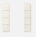 JUEGO TECLAS F50 4 FASES BLANCO ALPINO CD504TSAWW