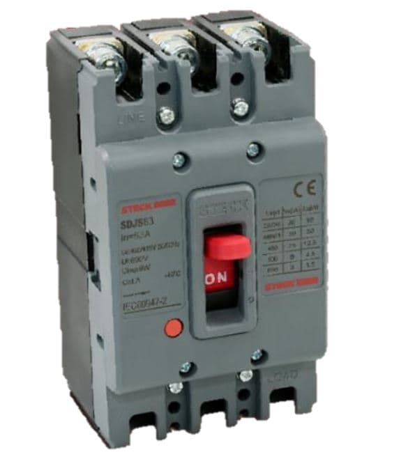INTERRUPTOR AUT CAJA MOLD 3P FIJO 63A 30KA 415VAC SERIE H63 SDJH63
