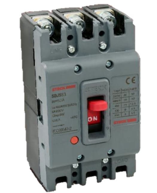 INTERRUPTOR AUT CAJA MOLD 3P FIJO 63A 30KA 415VAC SERIE H63 SDJH50