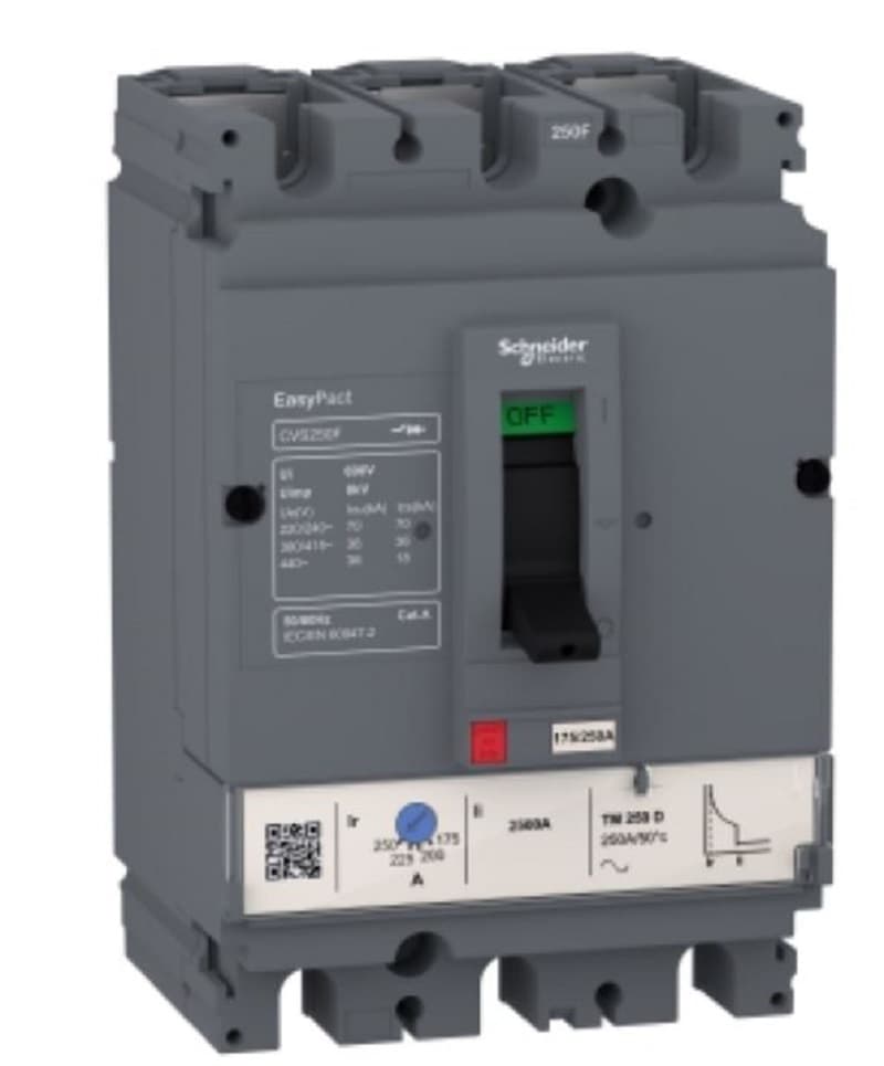 INTERRUPTOR AUT CAJA MOLD 3P TM REGUL 87.5-125A 70KA 220/240VAC EASYPACT CVS160F LV516332