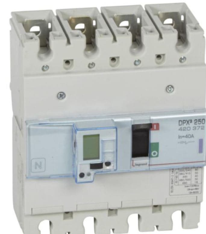 INTERRUPTOR TERMOMAG DIFERENCIAL 4P 32-40A 400VAC 50KA DPX3 420552