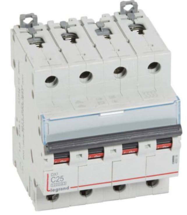 INTERRUPTOR AUT TERMOMAG P/RIEL 4P 25A 400VAC 16KA DX3-10000 409338