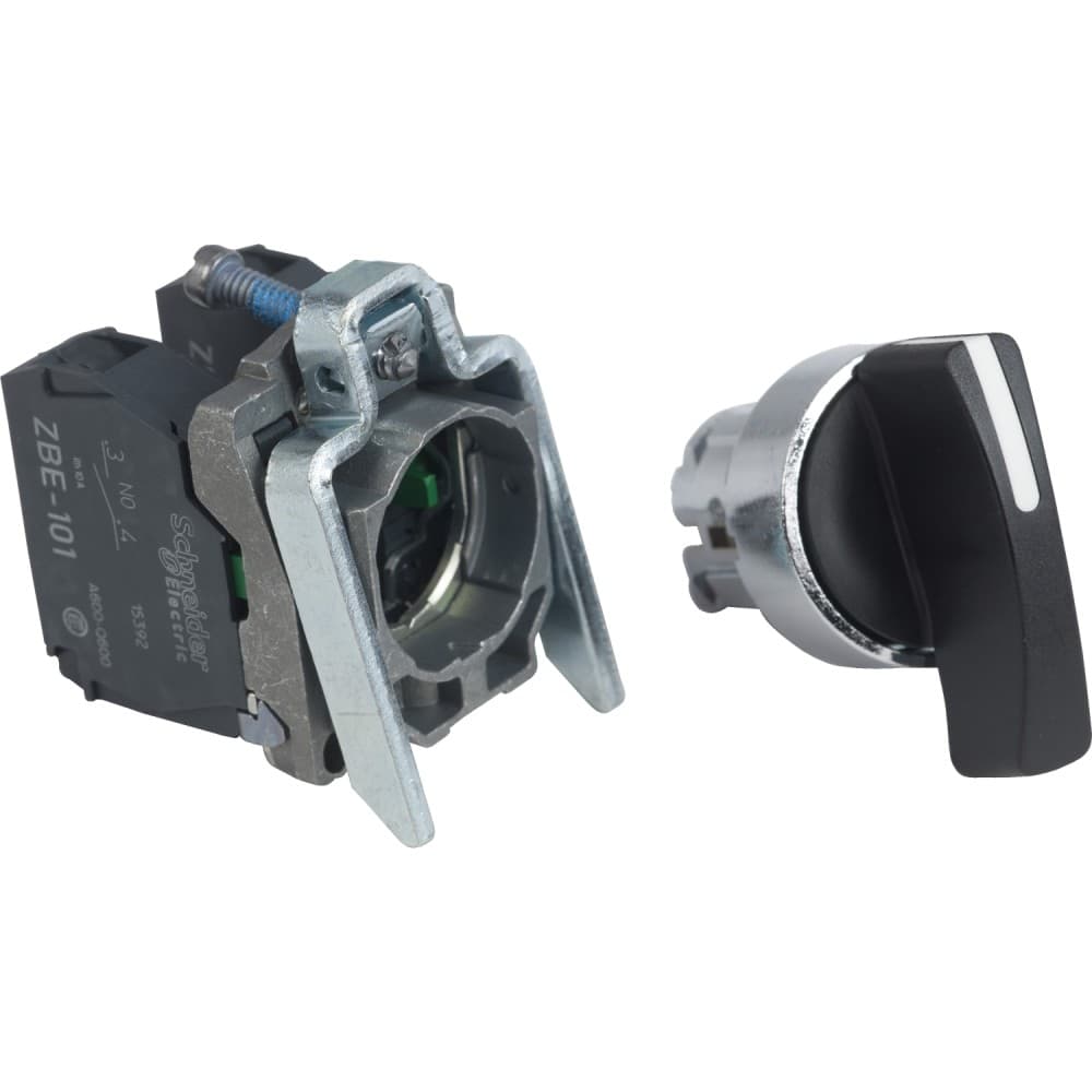 SELECTOR MANETA LARGA 3 POSIC METAL NEGRO 22MM 2NA HARMONY XB4BJ53