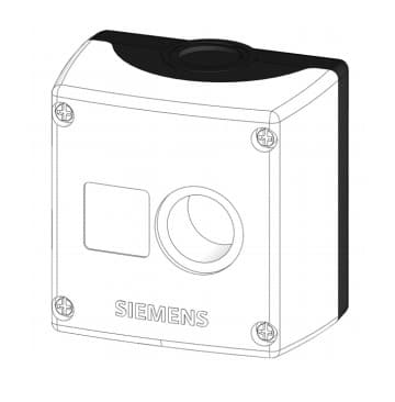 CAJA BOTONERA VACIA PLAST 1 ORIFICIO 22MM SIGNUM 3SB38010AA3