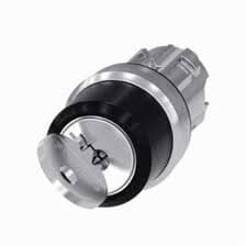 SELECTOR C/LLAVE 2 POSIC METAL NEGRO/CROMADO 22MM O+I SIRIUS 3SU10504BF110AA0