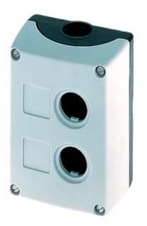 CAJA BOTONERA VACIA PLAST 2 ORIFICIOS 22MM SIGNUM 3SB38020AA3