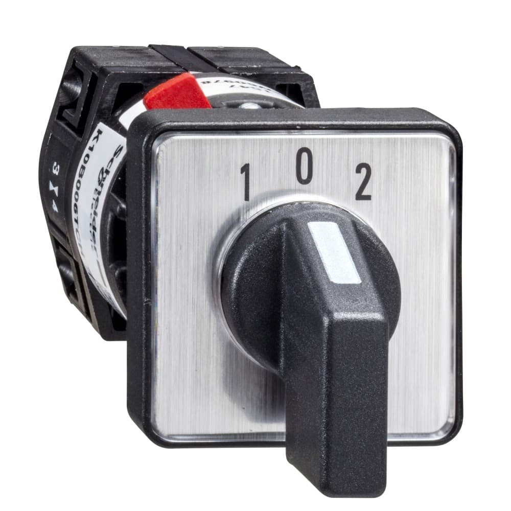 CONMUTADOR LEVAS (1-0-2) 1P 30Â° 10A HARMONY K10B006TCH