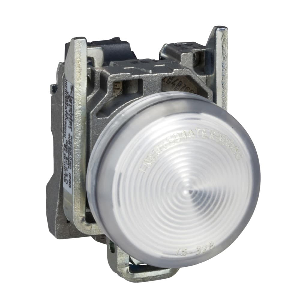 LUZ PILOTO METAL BLANCO 22MM 24VAC/DC LED HARMONY XB4BVB1