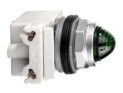 LUZ PILOTO METAL VERDE 30MM 220VAC/DC LED 9001KP25G9