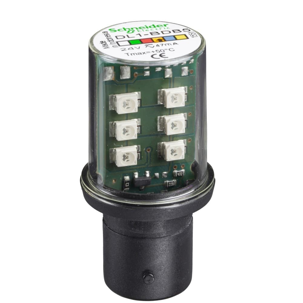 LAMPARA LED PERMANENTE NARANJA BA15D 24V HARMONY DL1BDB5