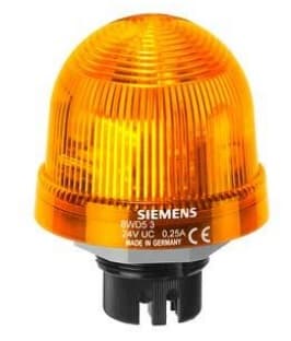 BALIZA INTERMITENTE C/LED AMARILLA 24VAC/DC 8W 8WD53205BD