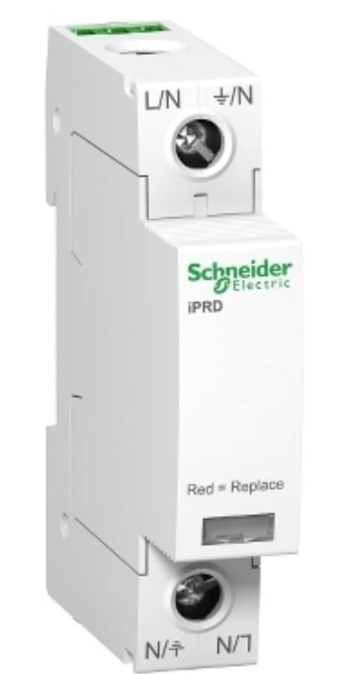 DESCARGADOR SOBRETENSIONES TIPO 2 1P 350V C/TRANSFERENCIA REMOTA RIEL IPRD65R ACTI9 A9L65101