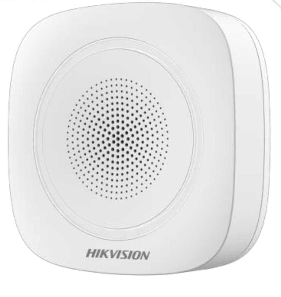 SIRENA INALAMBRICA PC+ABS P/ALARMA INTERIOR 110DB BLANCO DS-PS1-I-WB