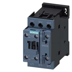 CONTACTOR POTENCIA MAGNETICO 3P 12A AC3 220VAC 1NA+1NC 3RT20241AN20