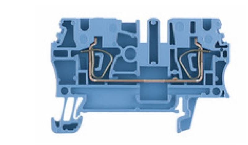 BORNERA CONEXION UNIVERSAL AZUL 2.5MM2 ZDU 2.5 BL