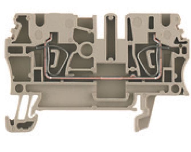 BORNERA CONEXION UNIVERSAL BEIGE 2.5MM2 ZDU 2.5