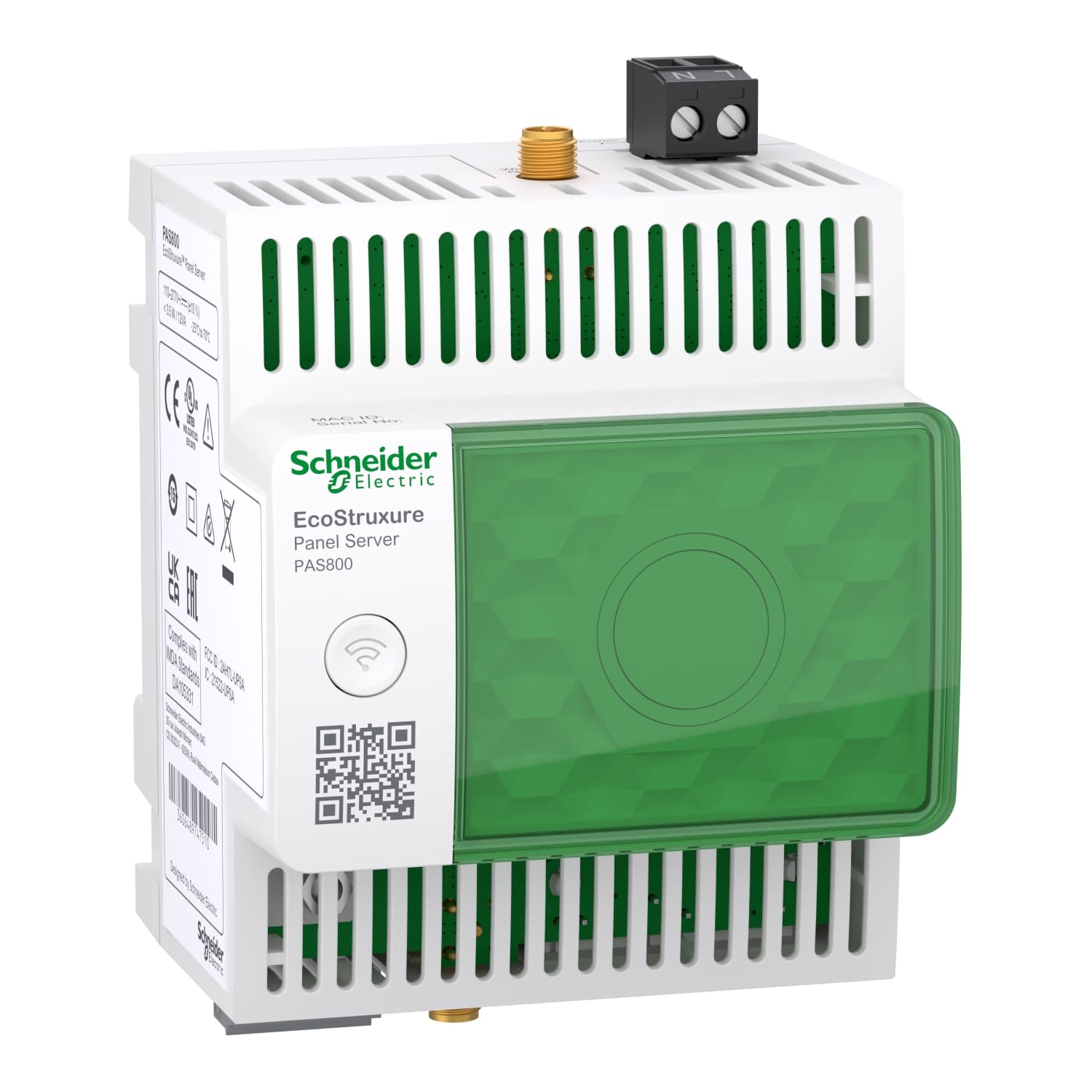 PANEL SERVER AVANZADO CONCENTRADOR MODBUS 110-277 VAC/DC ECOSTRUXURE PAS800