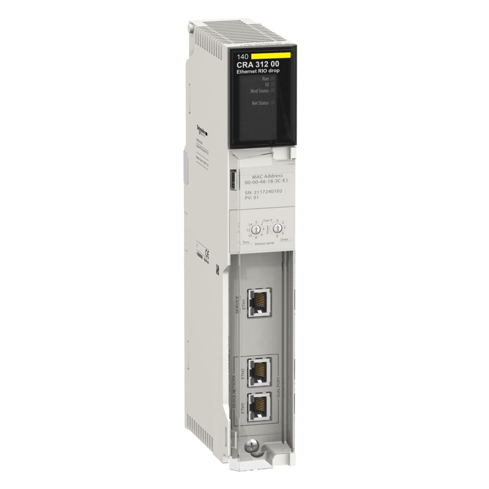 MODULO ADAPTADOR CAIDA RIO ETHERNET/MODBUS QUANTUM 140CRA31200